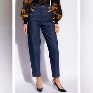 Versace Jeans Couture Cutout balloon jeans